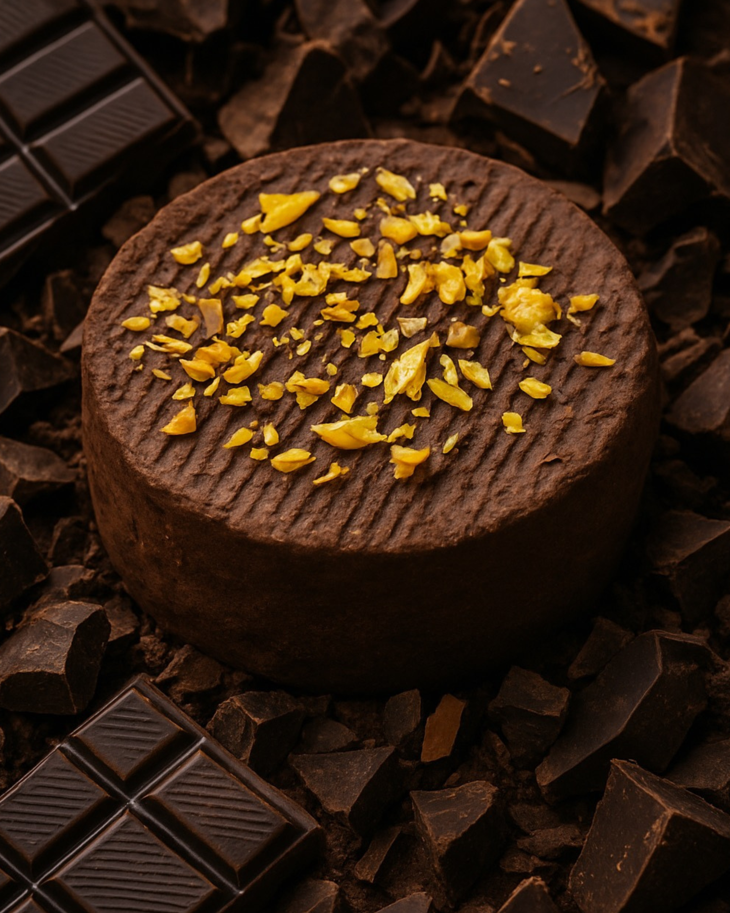 Formagella capra Gamba cacao e arancia